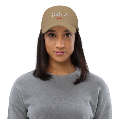 Portland Love Black Marble Dad Hat image 24