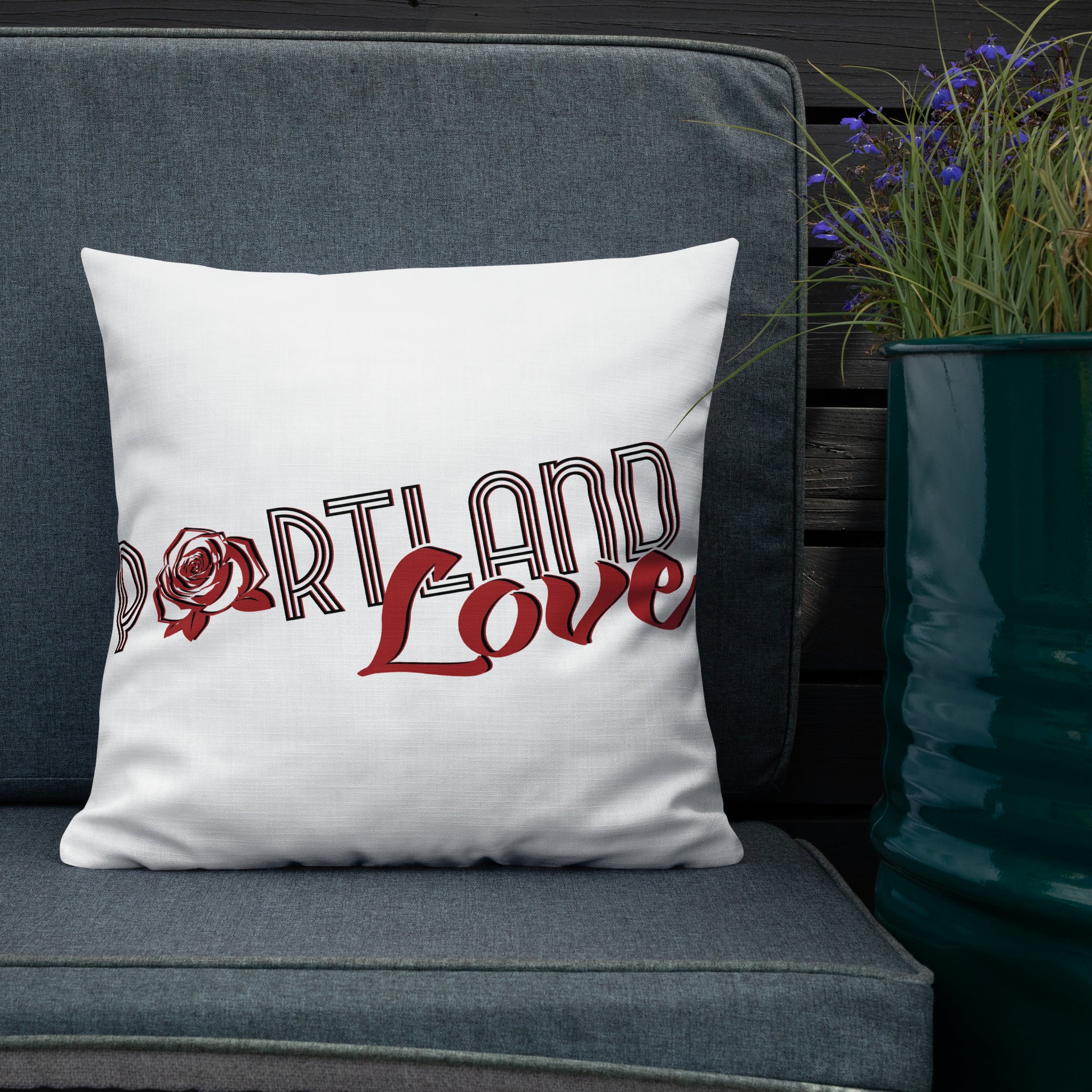 Original Portland Love Premium Pillow image 2