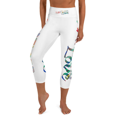 Portland Love Colorway Yoga Capri Leggings image 5