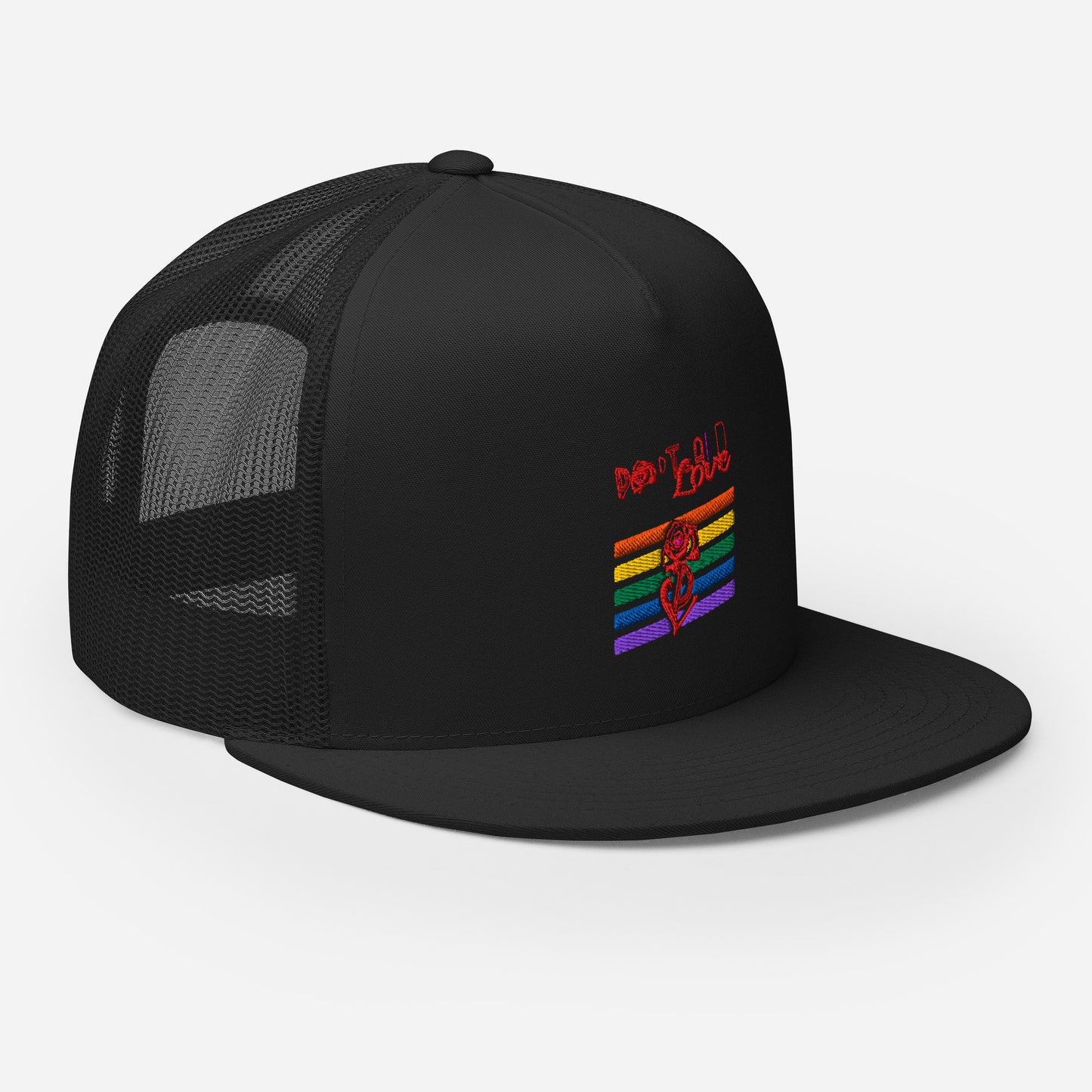 Portland Love Rainbow Trucker Cap image 3