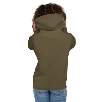 Block Style Royal/White Embroidered Unisex Hoodie image 30