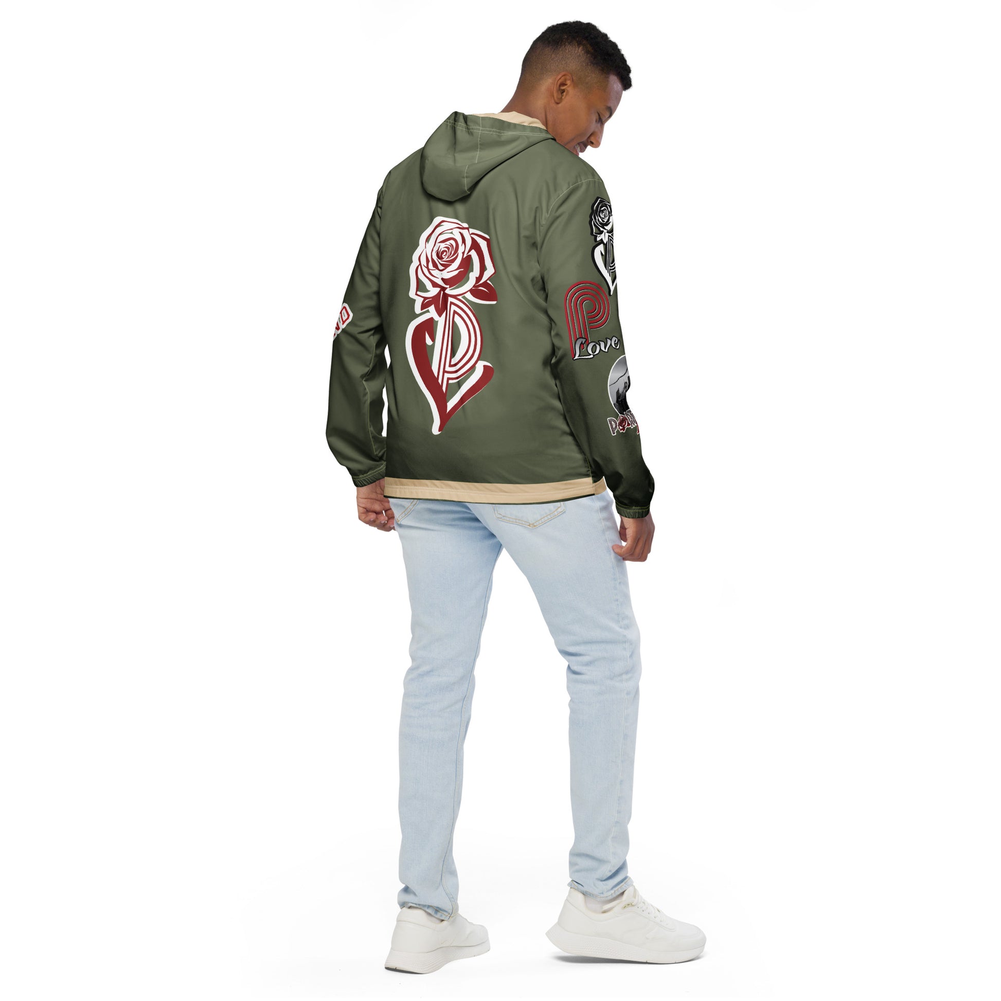 Portland Love Finch Logo Men’s Windbreaker image 12