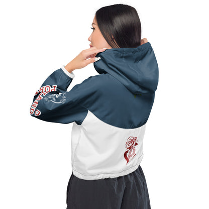 Portland Love Logos Arapawa Women’s Cropped Arapawa Windbreaker image 6