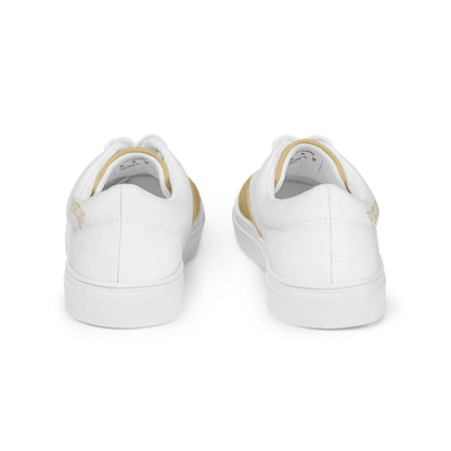 Block Style Men’s Tan Lace-up Canvas Shoes image 4