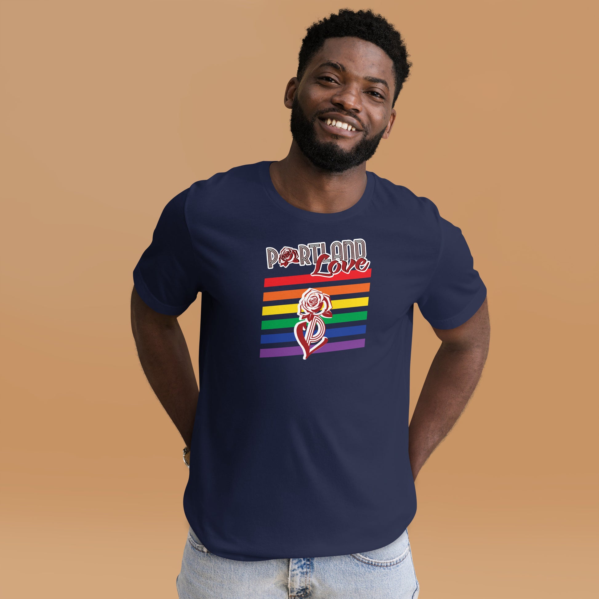 P-Love Rainbow Short-Sleeve Unisex T-Shirt image 2