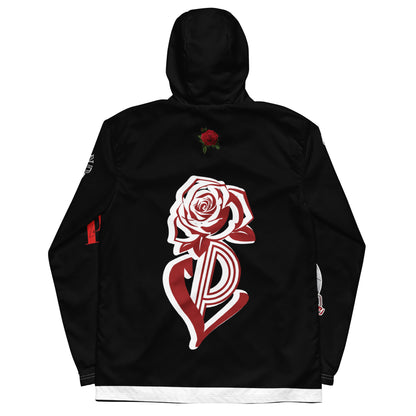 Portland Love Black Logo Men’s Windbreaker  image 5