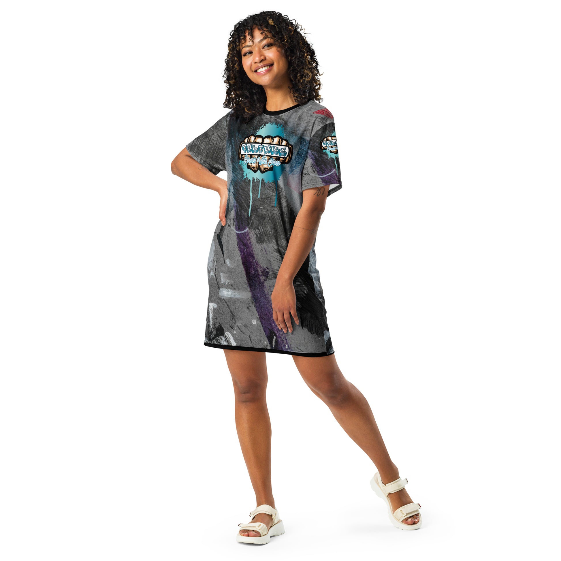 Culture Street T-Shirt Dress image 1