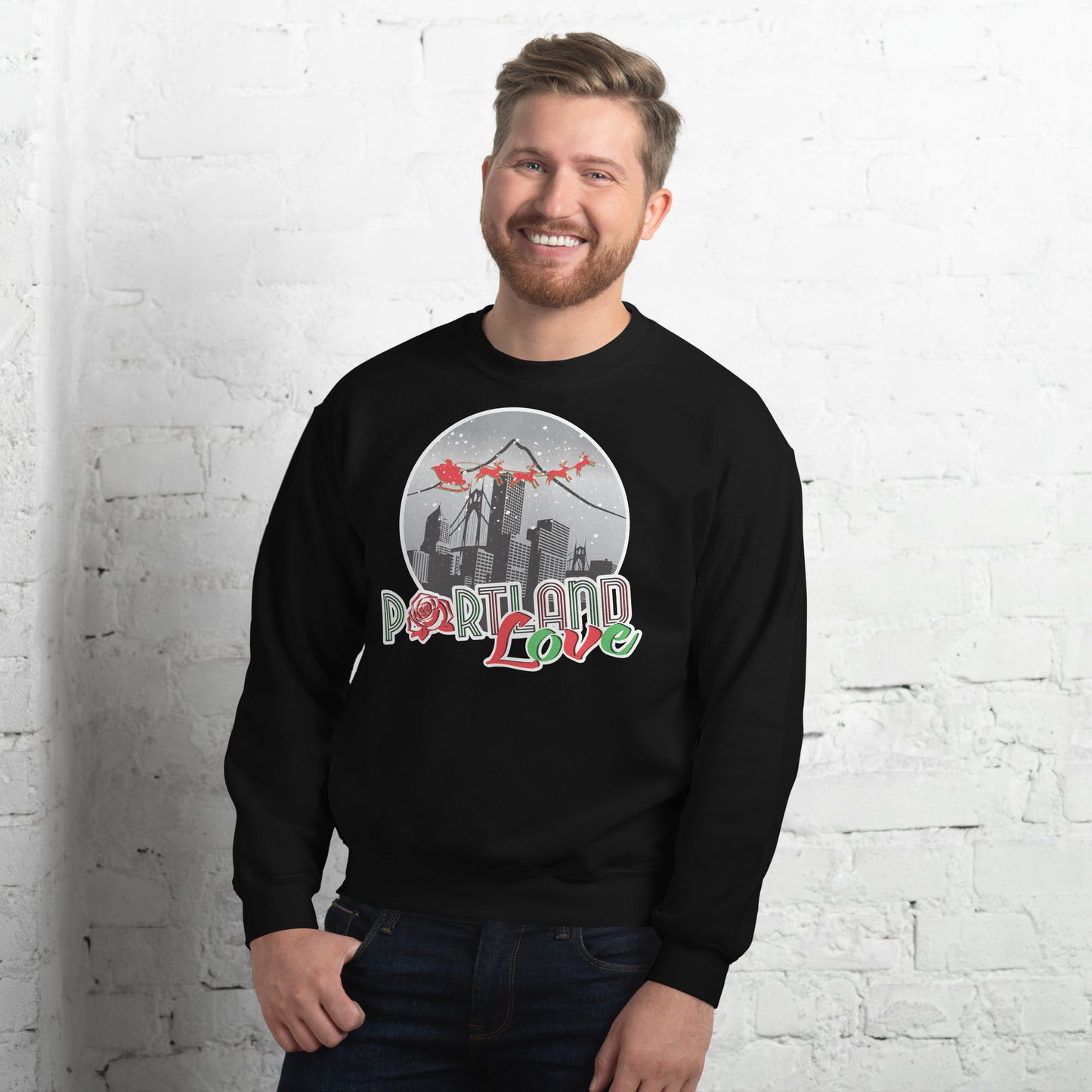 Port-Man Christmas Unisex Sweatshirt image 0