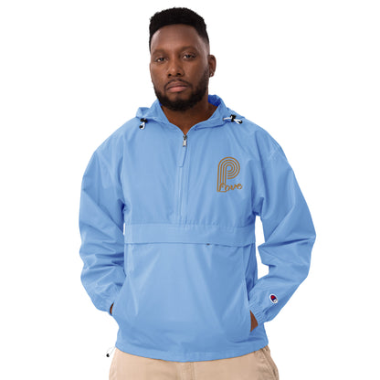 P-Love (Gold) Embroidered Champion Packable Jacket image 12