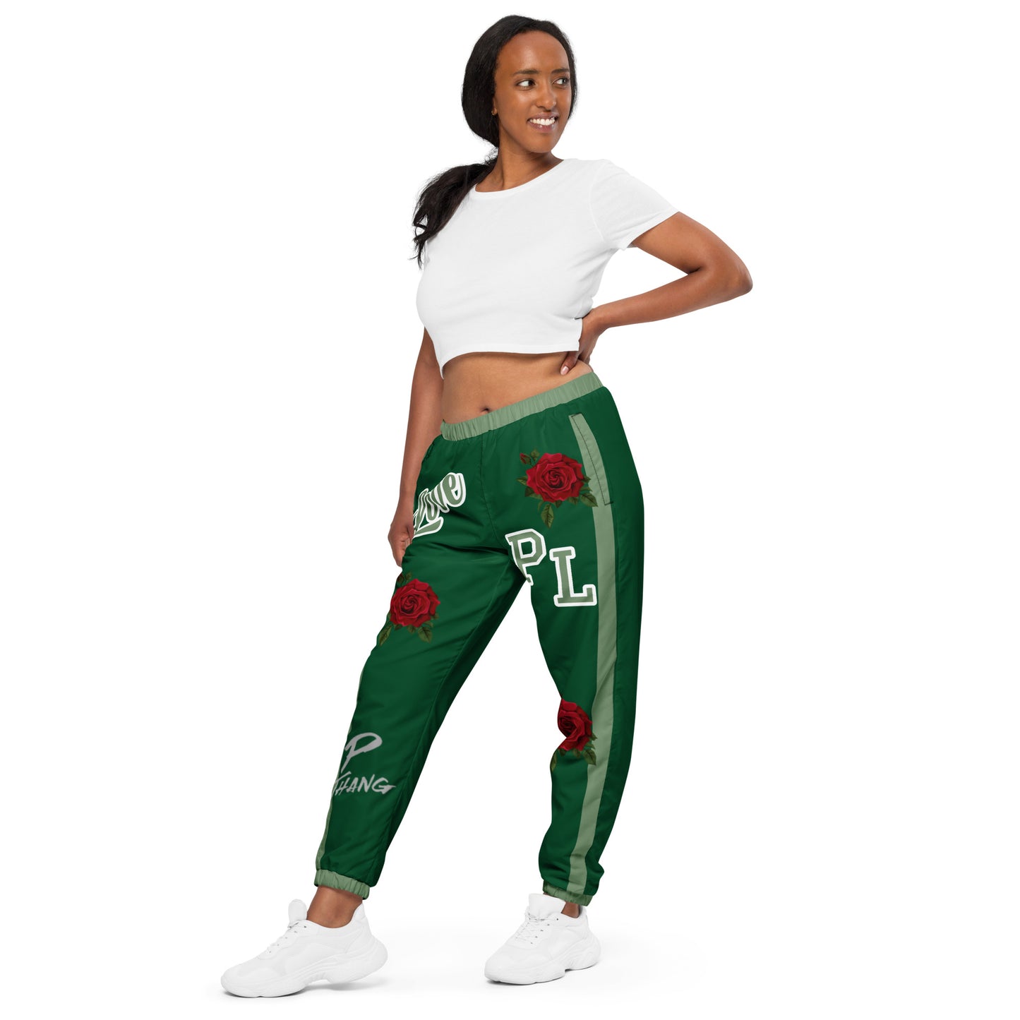 Portland Love Forest Green Logo Unisex Track Pants image 4