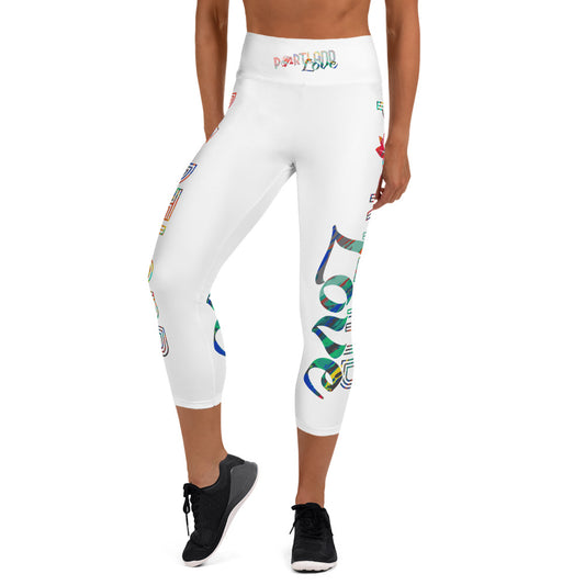 Portland Love Colorway Yoga Capri Leggings image 0