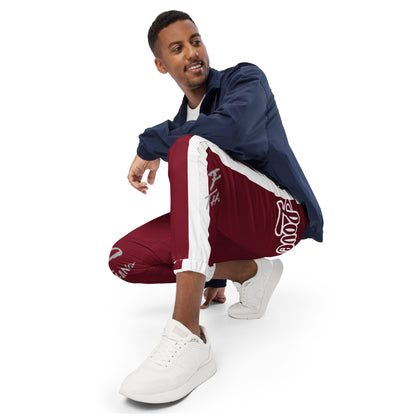 Portland Love Burgundy Logos Unisex Track Pants image 10