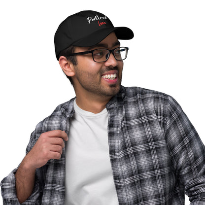 Portland Love Black Marble Dad Hat image 4