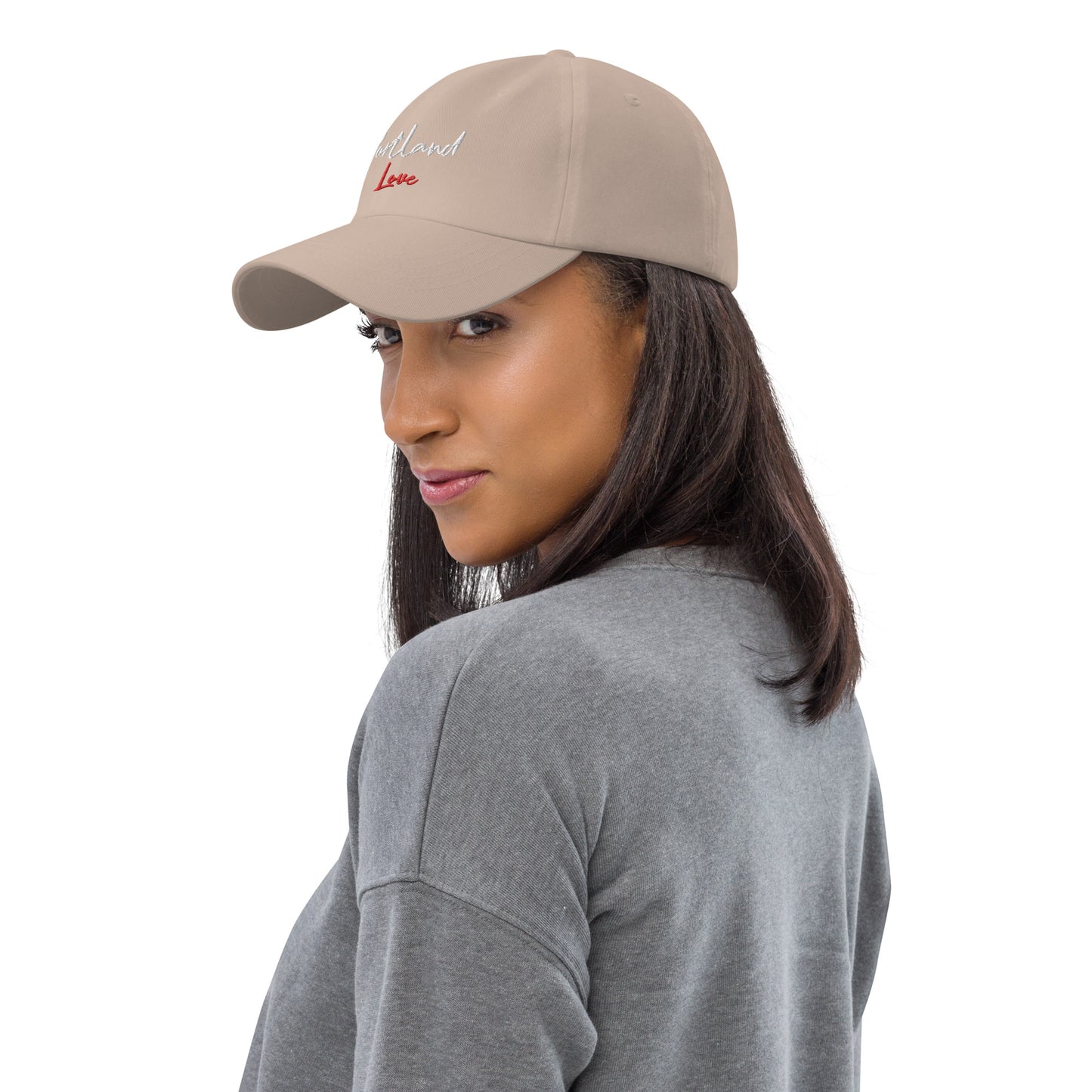 Portland Love Black Marble Dad Hat image 29
