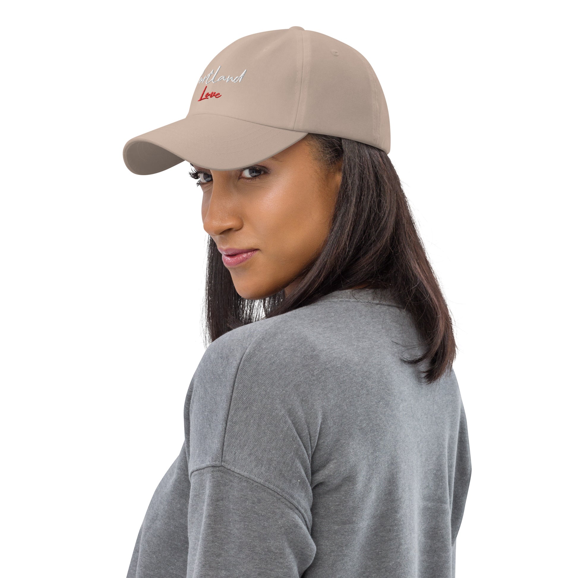 Portland Love Black Marble Dad Hat image 29