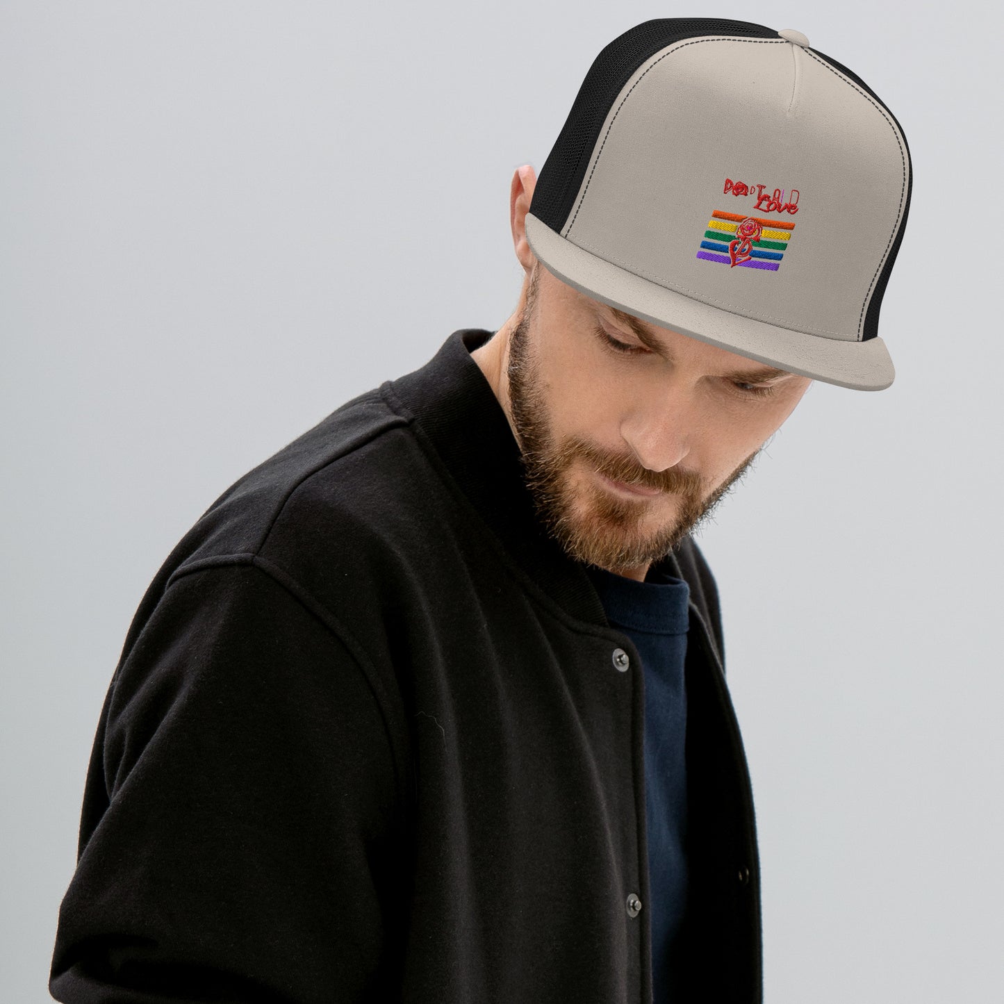 Portland Love Rainbow Trucker Cap image 9