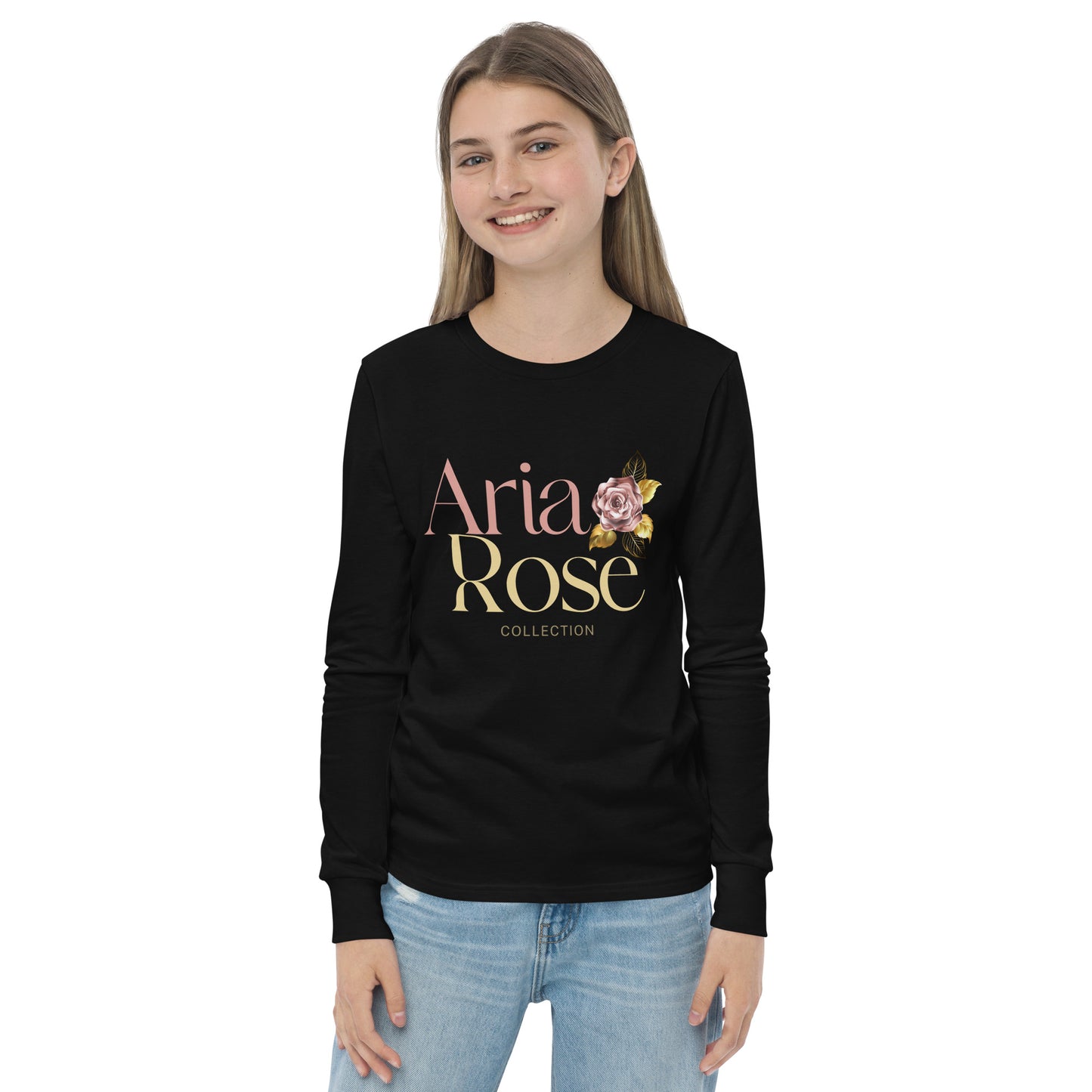 Aria Rose Gold Youth Long Sleeve Tee image 6