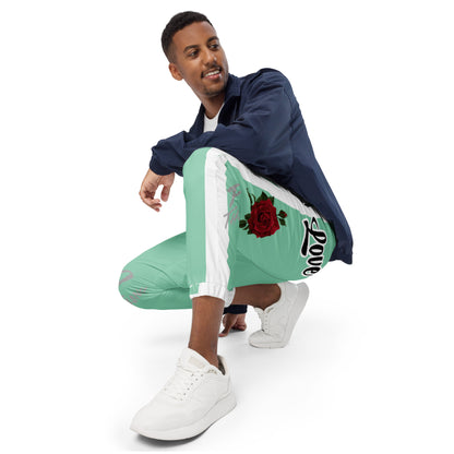 Portland Love Logos Vista Blue Unisex Track Pants image 6