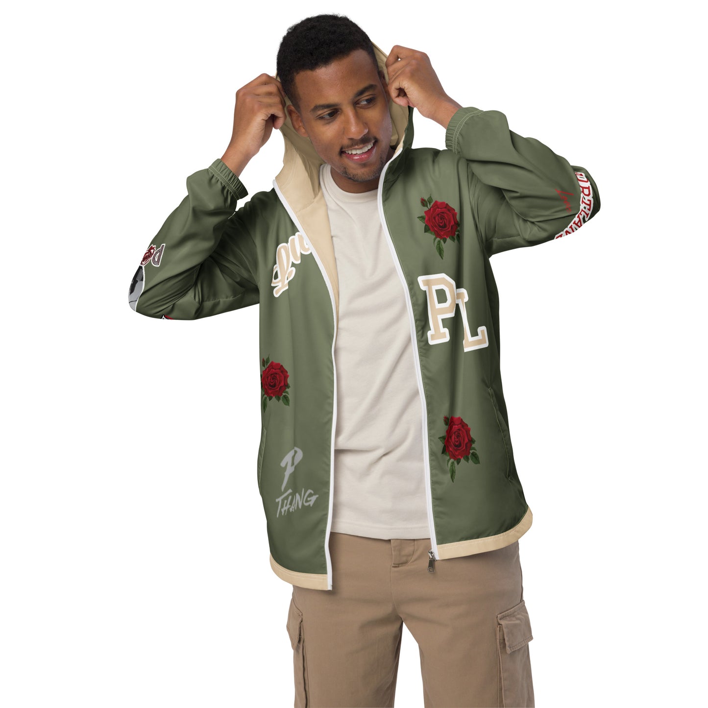 Portland Love Finch Logo Men’s Windbreaker image 11