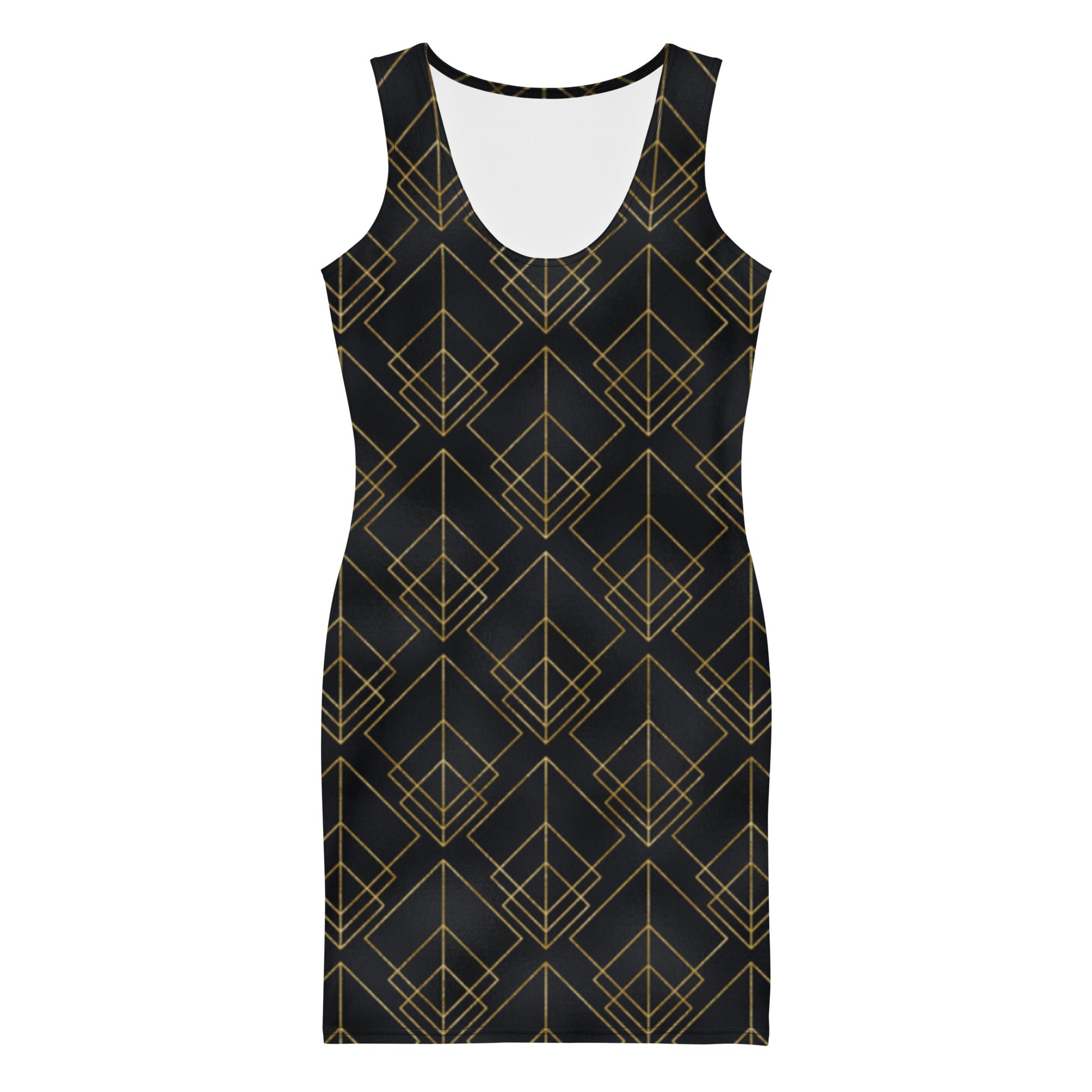 Portland Love Gold Diamond Sublimation Cut & Sew Dress image 4