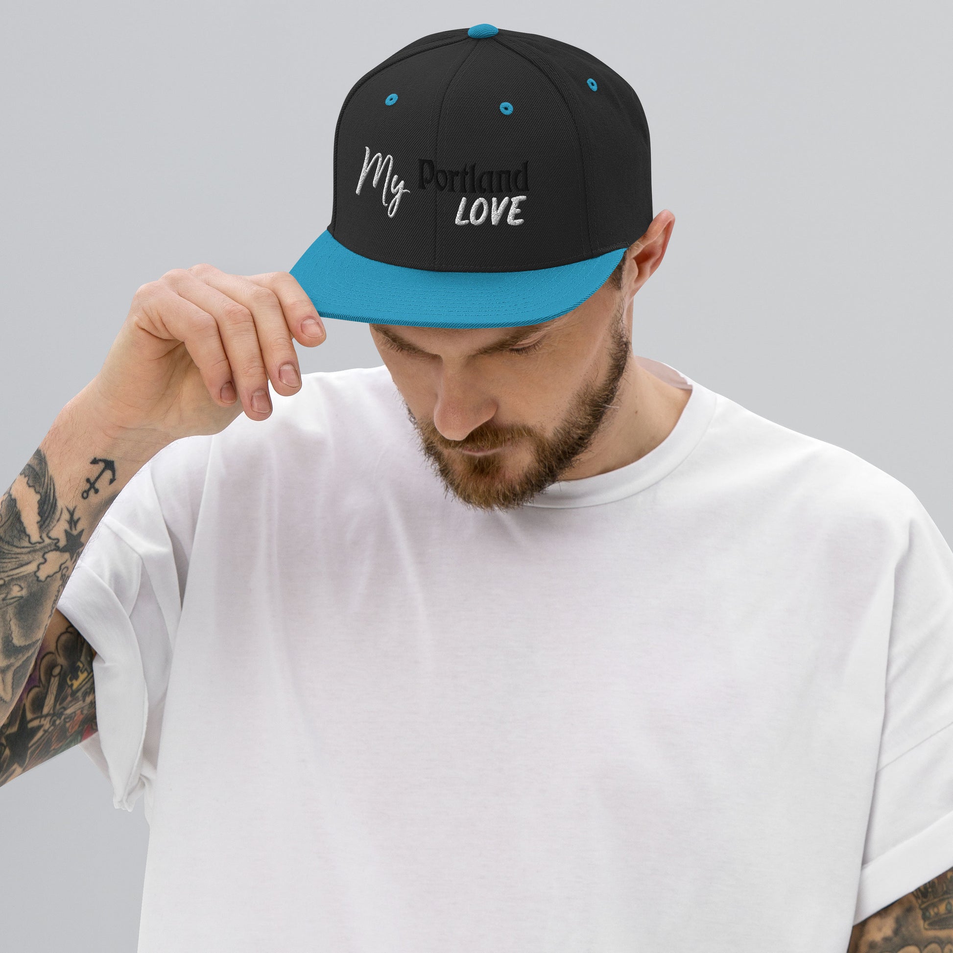 My Portland Love Snapback Hat image 10