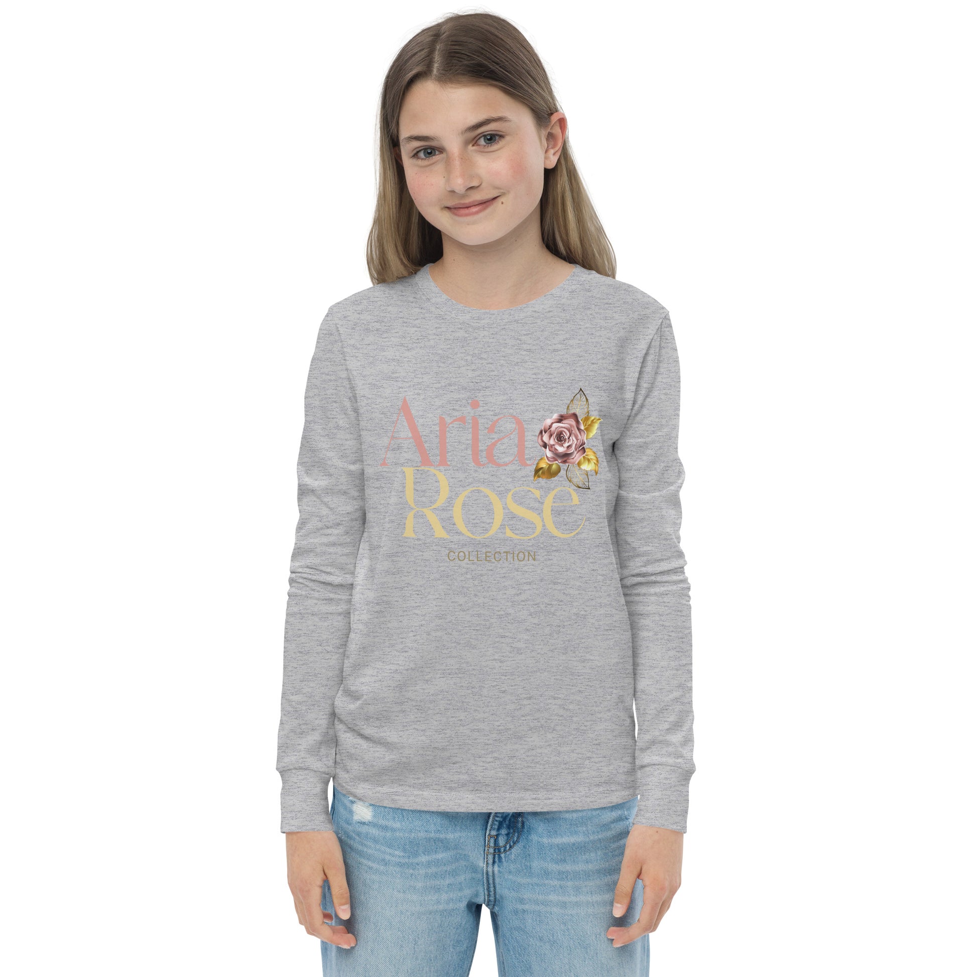 Aria Rose Gold Youth Long Sleeve Tee image 16