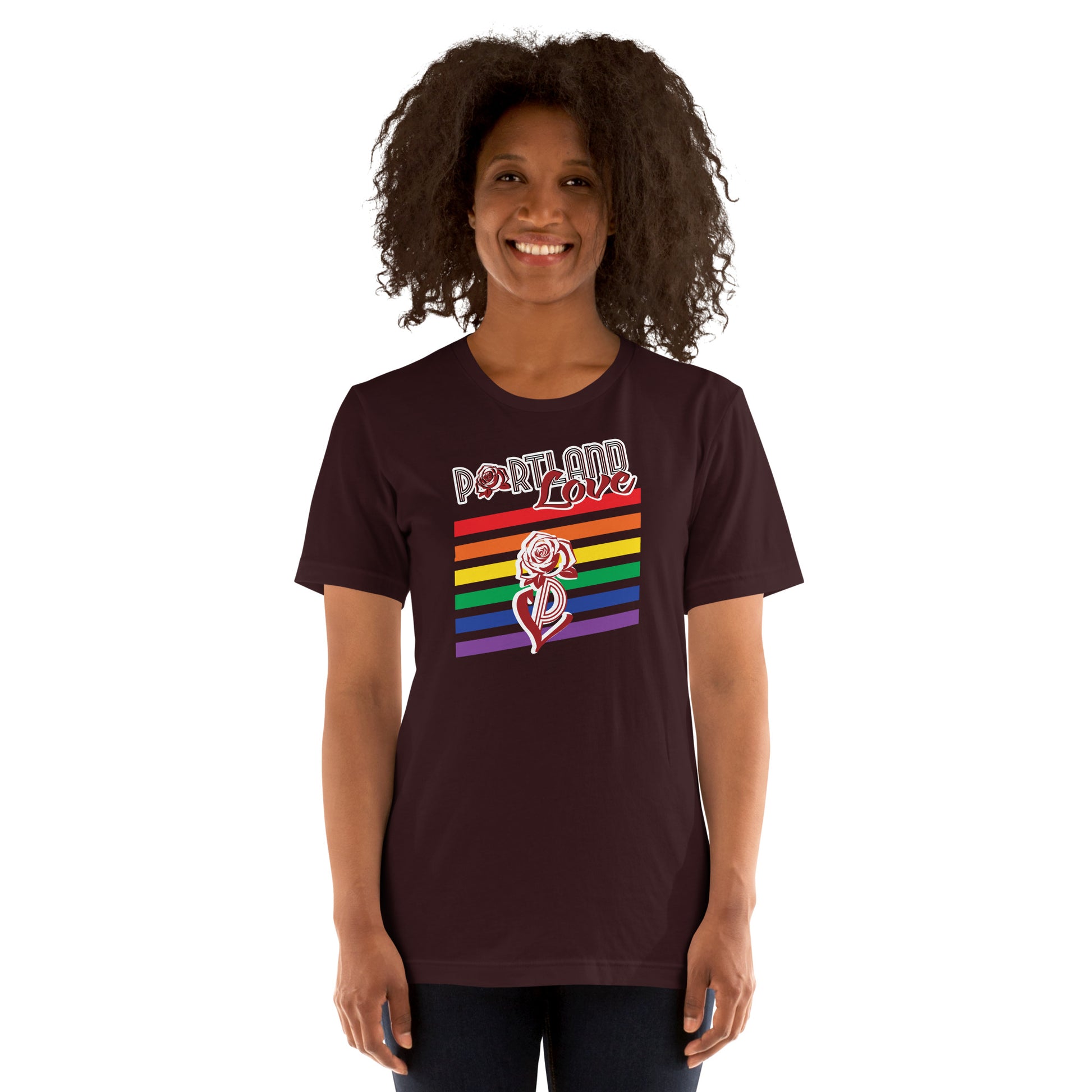 P-Love Rainbow Short-Sleeve Unisex T-Shirt image 3