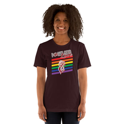 P-Love Rainbow Short-Sleeve Unisex T-Shirt image 3
