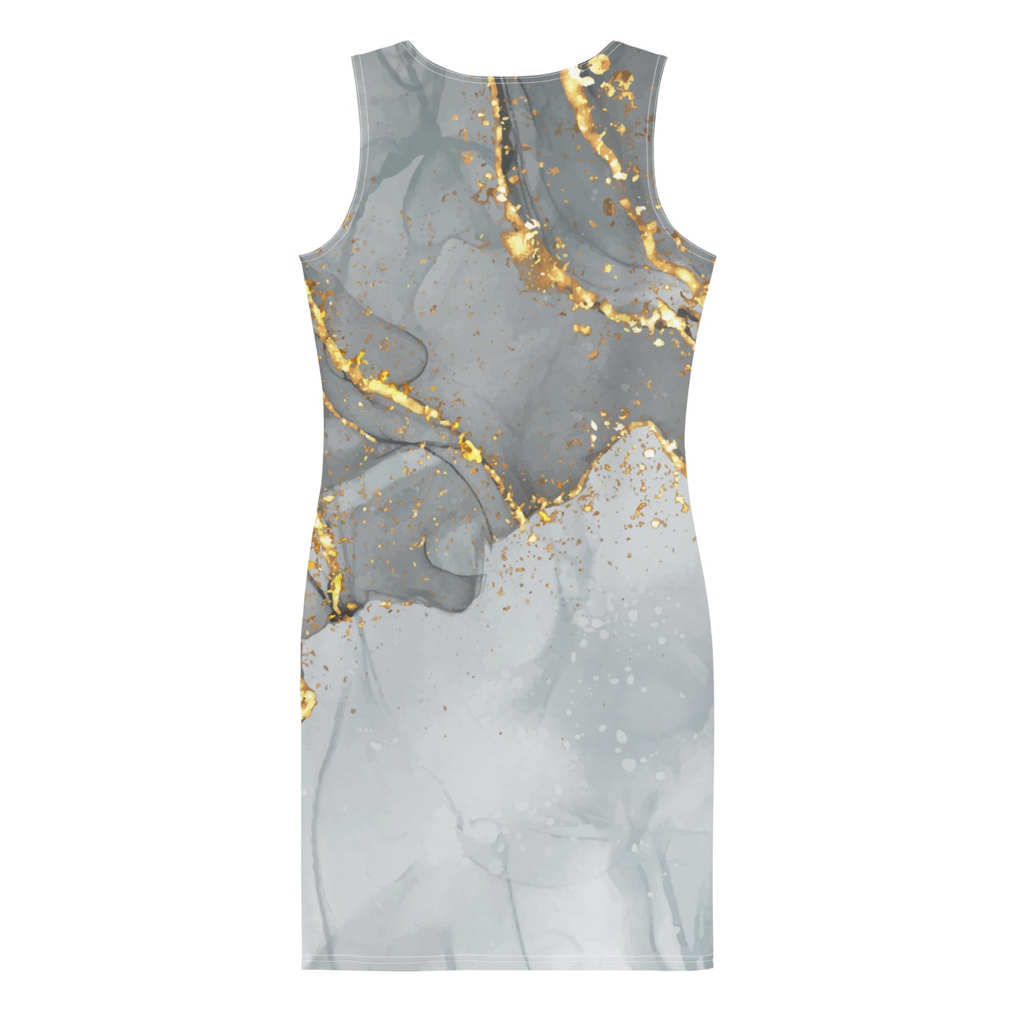 Portland Love Gold Glitter Element Sublimation Cut & Sew Dress image 5