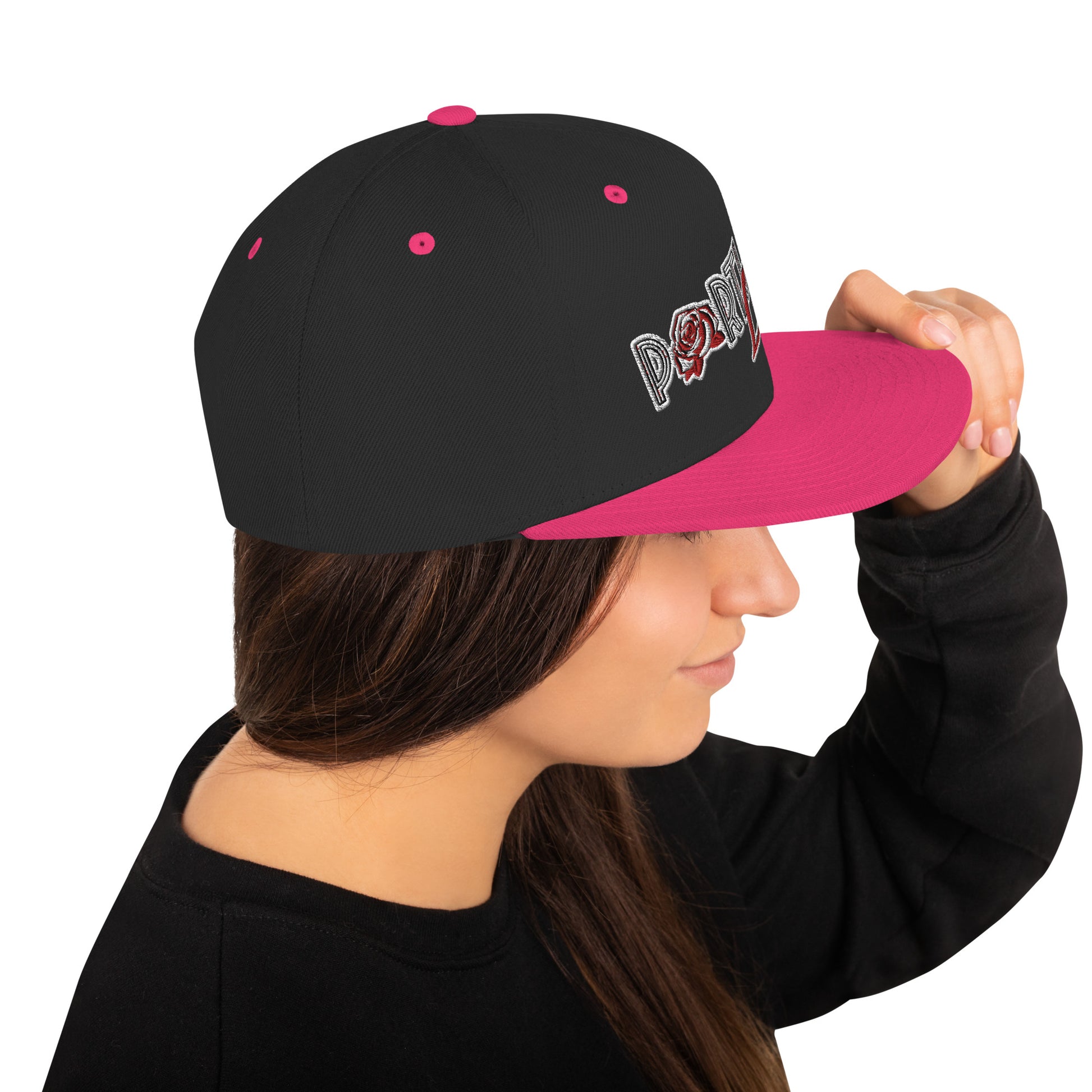 Portland Love Original Embroidered Classic Snapback Hat image 22