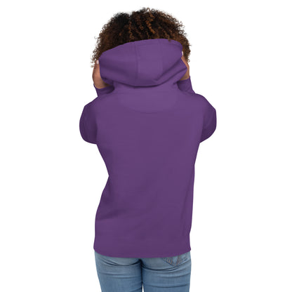 Block Style Royal/White Embroidered Unisex Hoodie image 22