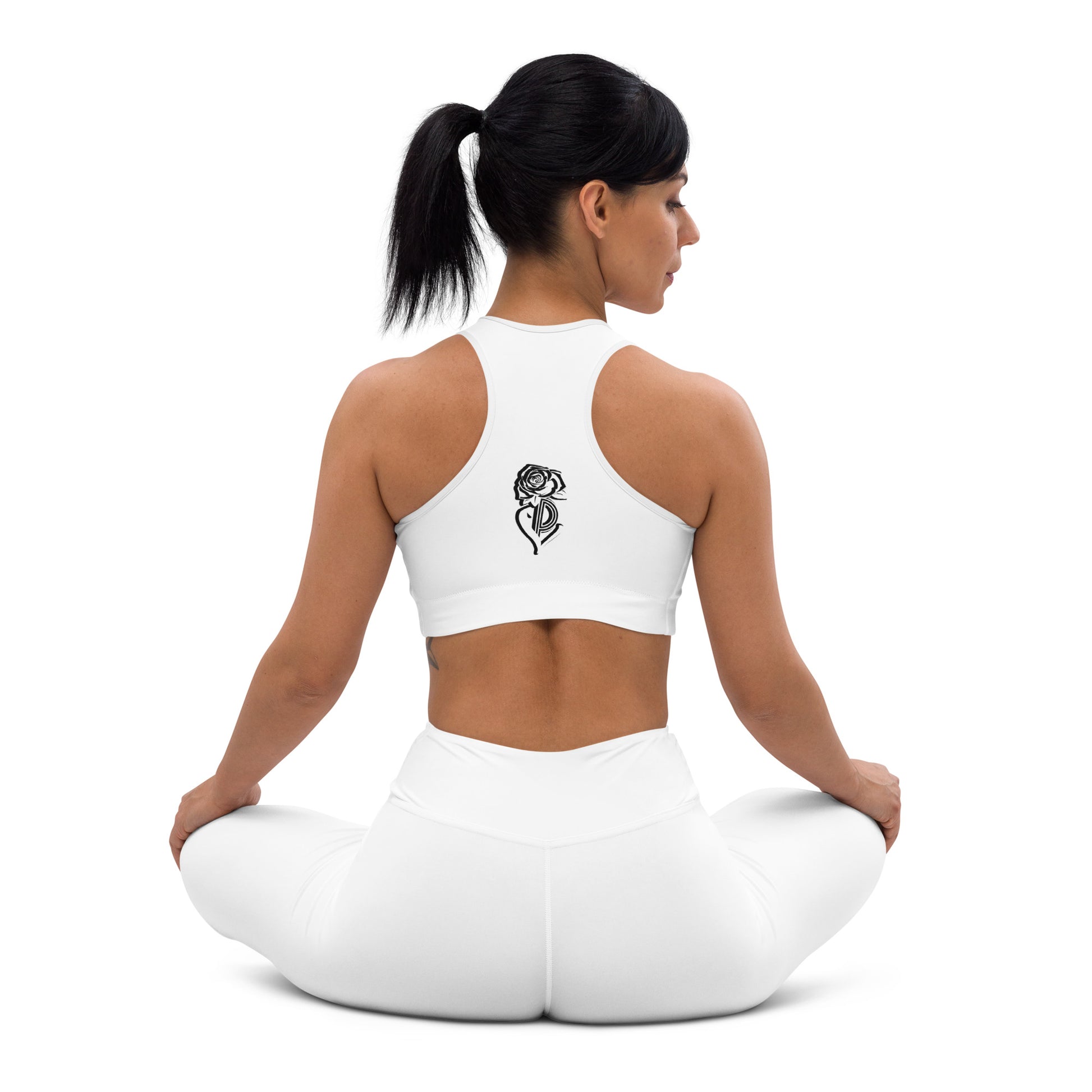 Portland Love Gold Print Sports Bra image 5