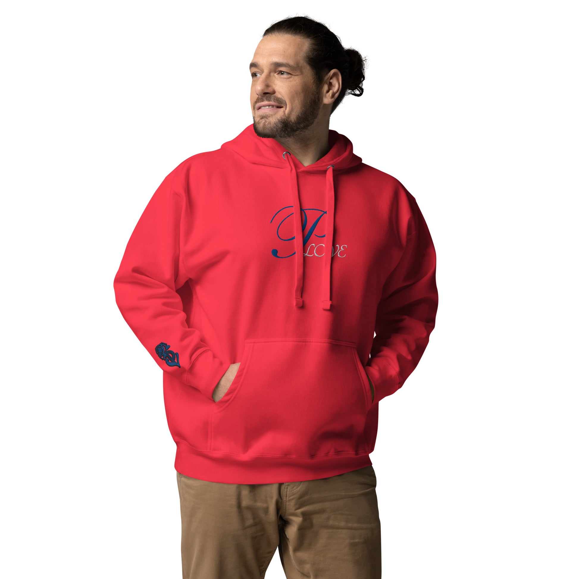 P-Love (Royal) Unisex Hoodie image 9