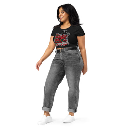 Roses Women’s Crop Tee image 5