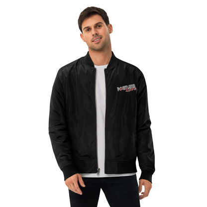 Original Portland Love Embroidered Premium Recycled Bomber Jacket image 0