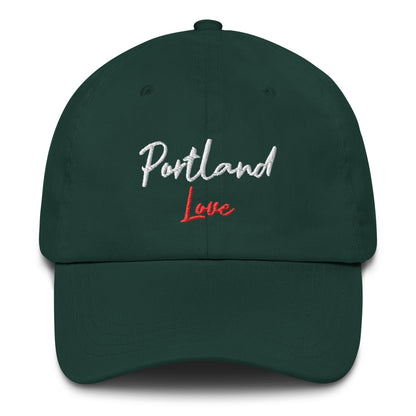 Portland Love Black Marble Dad Hat image 8