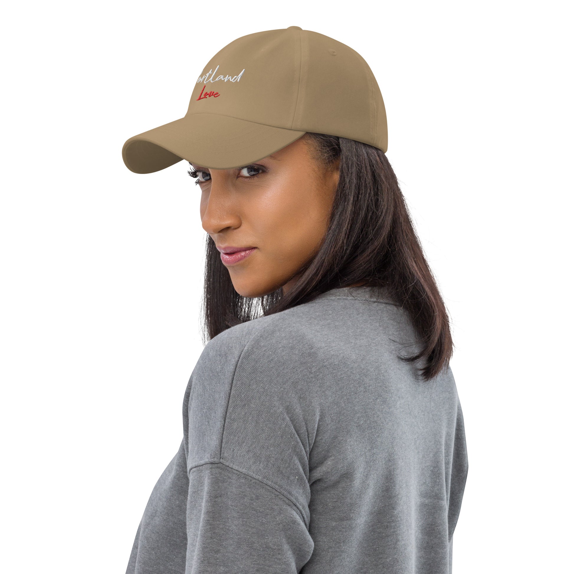 Portland Love Black Marble Dad Hat image 26