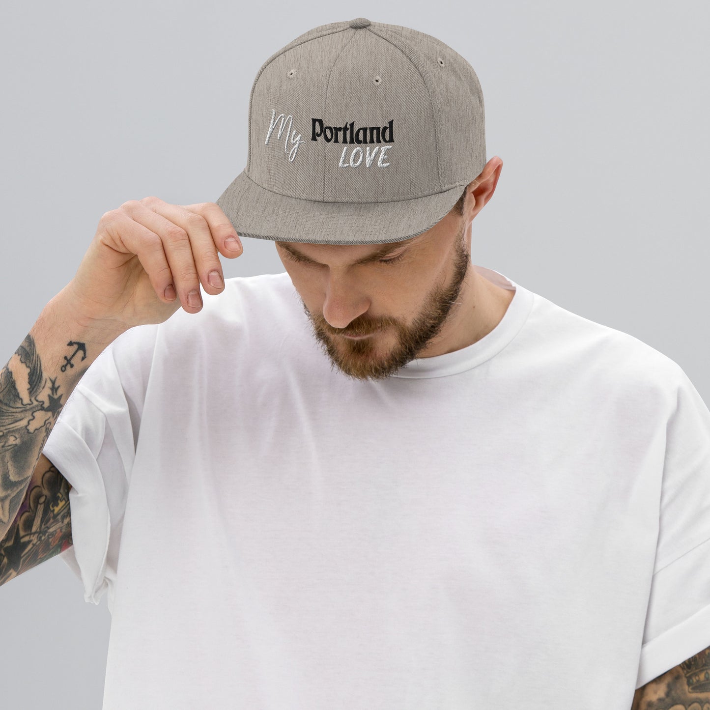 My Portland Love Snapback Hat image 23
