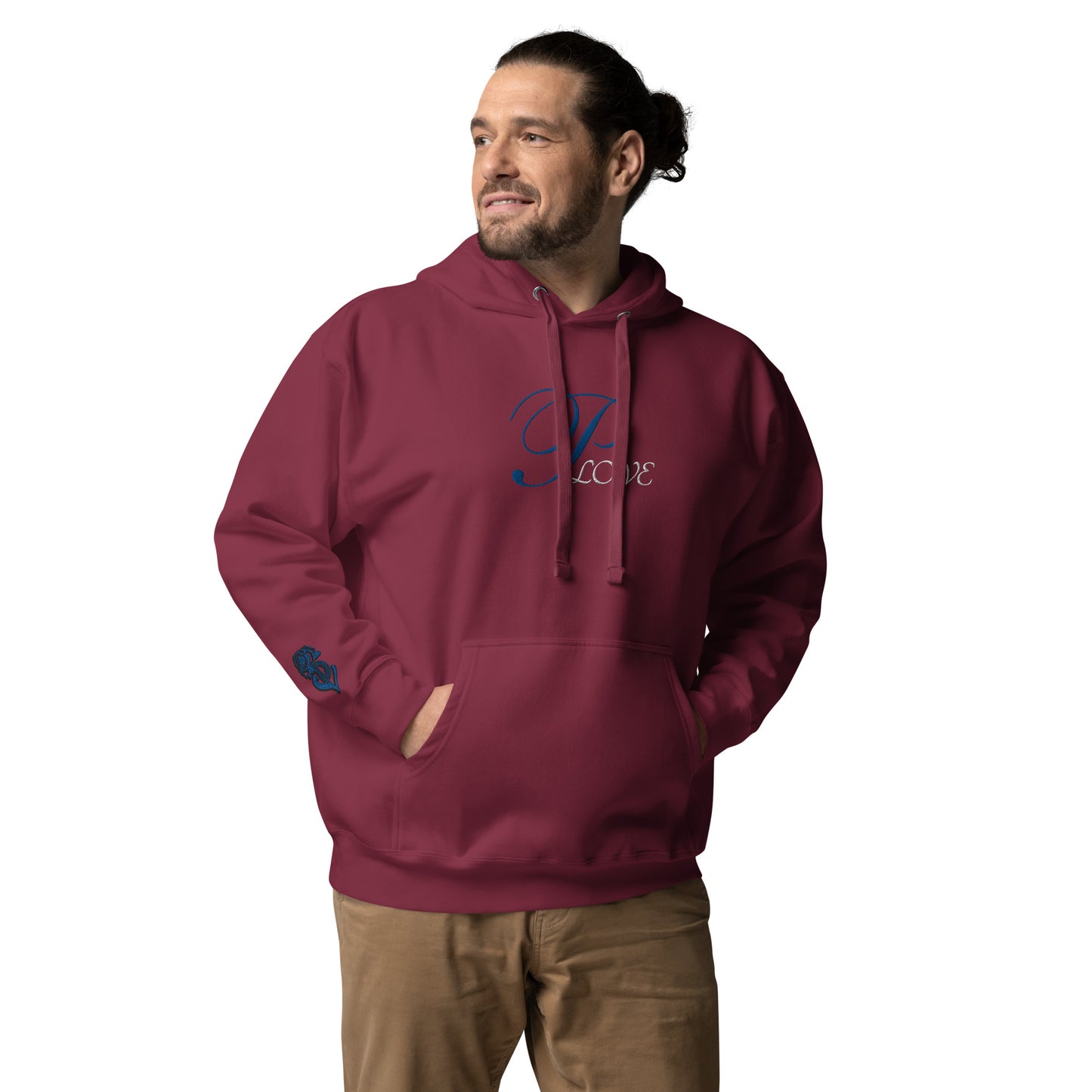 P-Love (Royal) Unisex Hoodie image 7