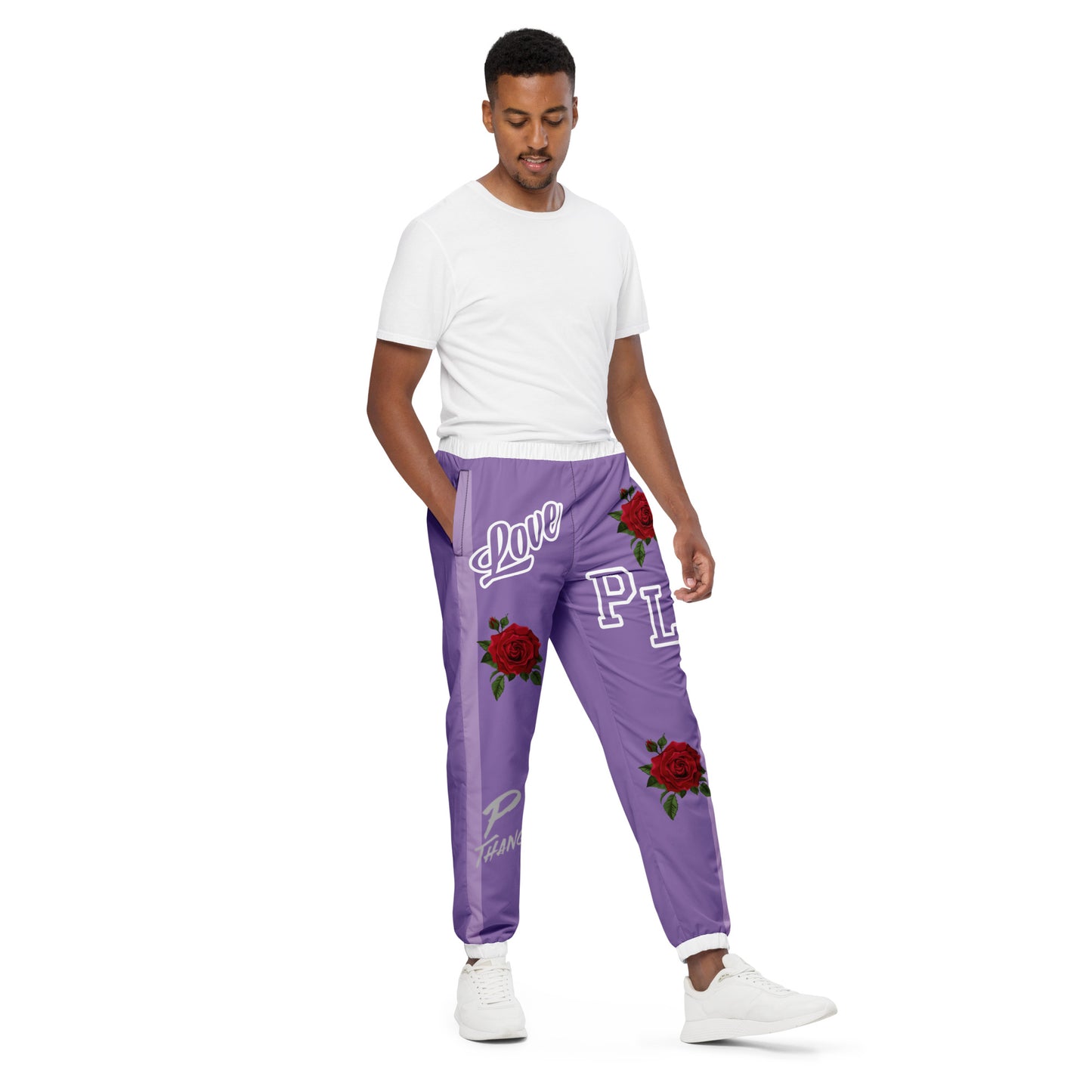 Portland Love Purple Logo Unisex Track Pants image 1