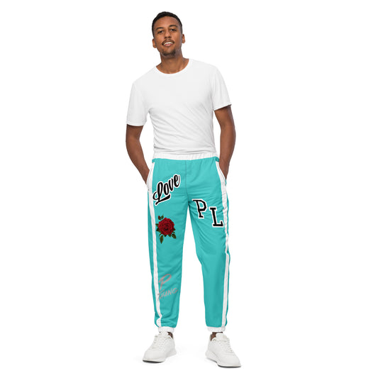Portland Love Logos Dark Turquoise Unisex Track Pants image 0