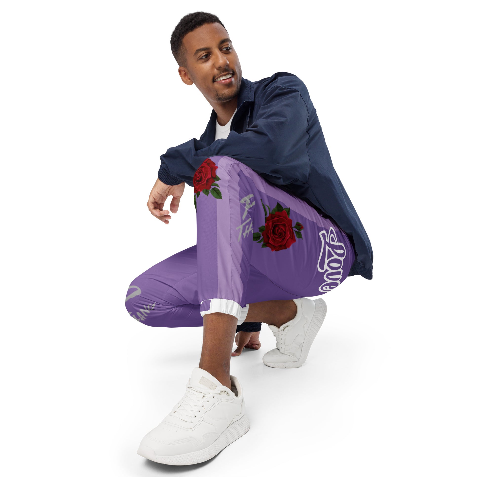 Portland Love Purple Logo Unisex Track Pants image 10