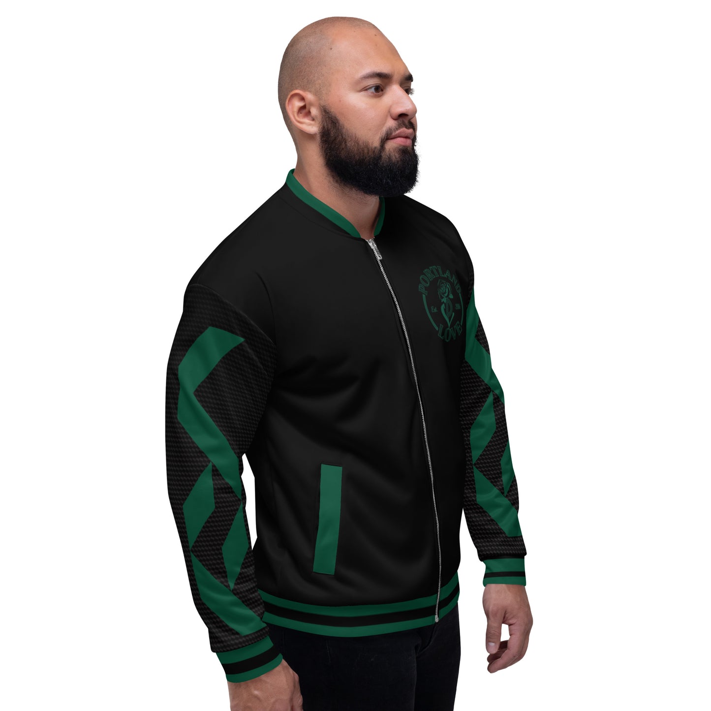 Oregon Green Unisex Bomber Jacket image 4