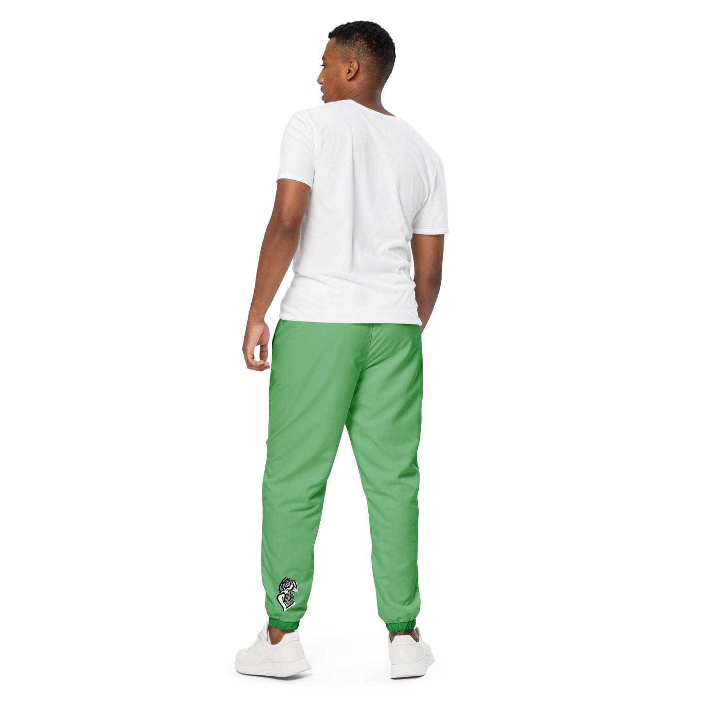 Portland Love Logos Bay Leaf and Sea Green Unisex Track Pants image 2