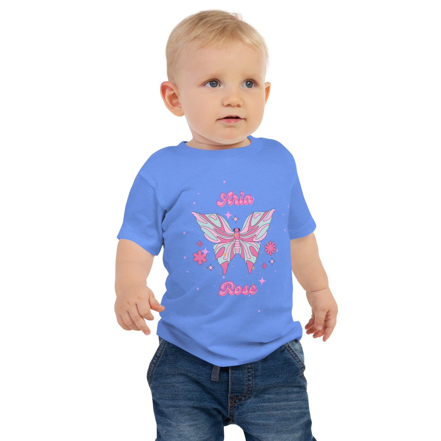 Aria Rose Butterfly Baby Jersey Short Sleeve Tee image 1