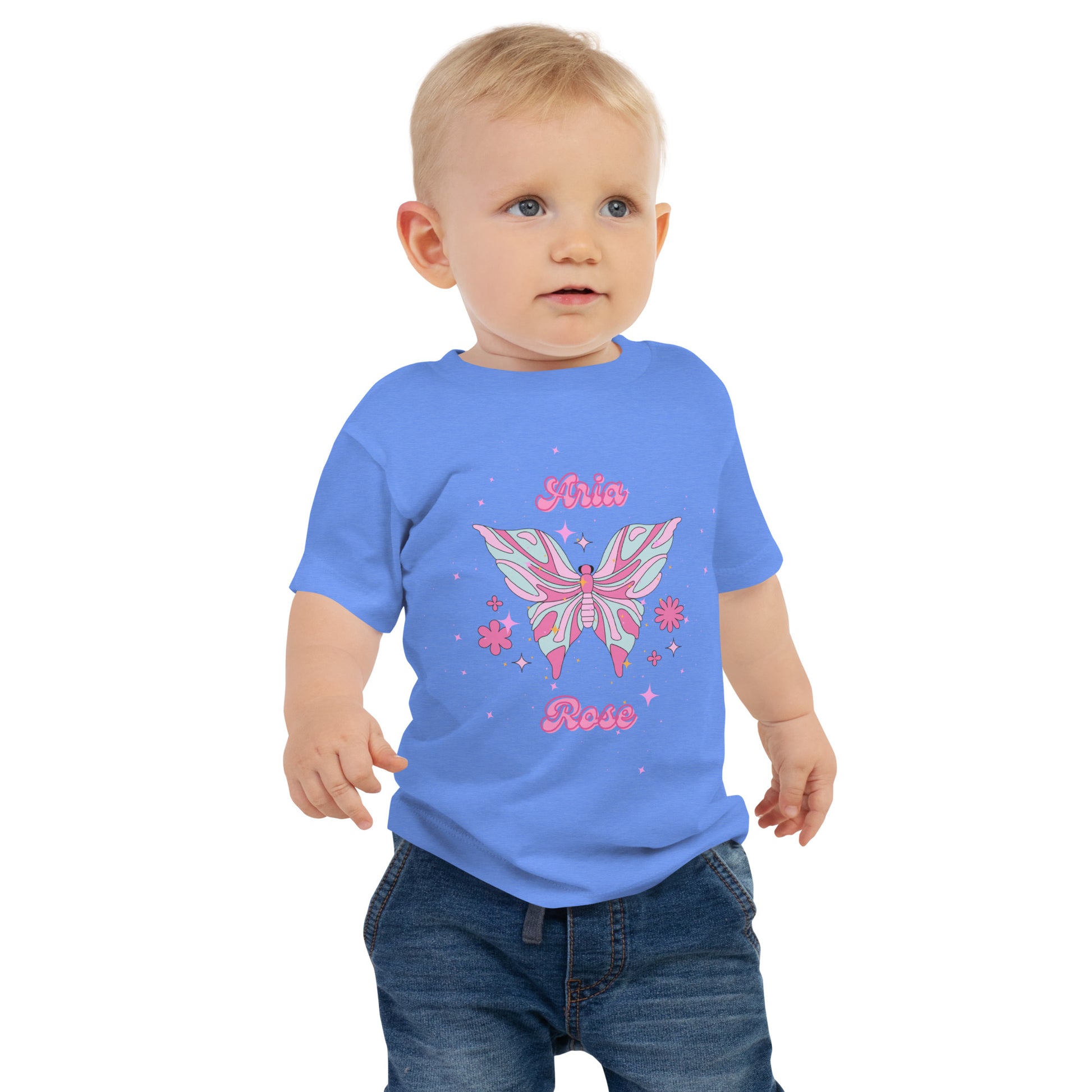 Aria Rose Butterfly Baby Jersey Short Sleeve Tee image 1