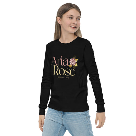 Aria Rose Gold Youth Long Sleeve Tee image 0