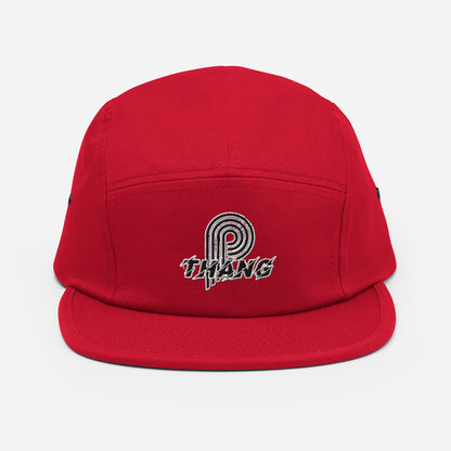 P-Thang White Five Panel Cap image 4
