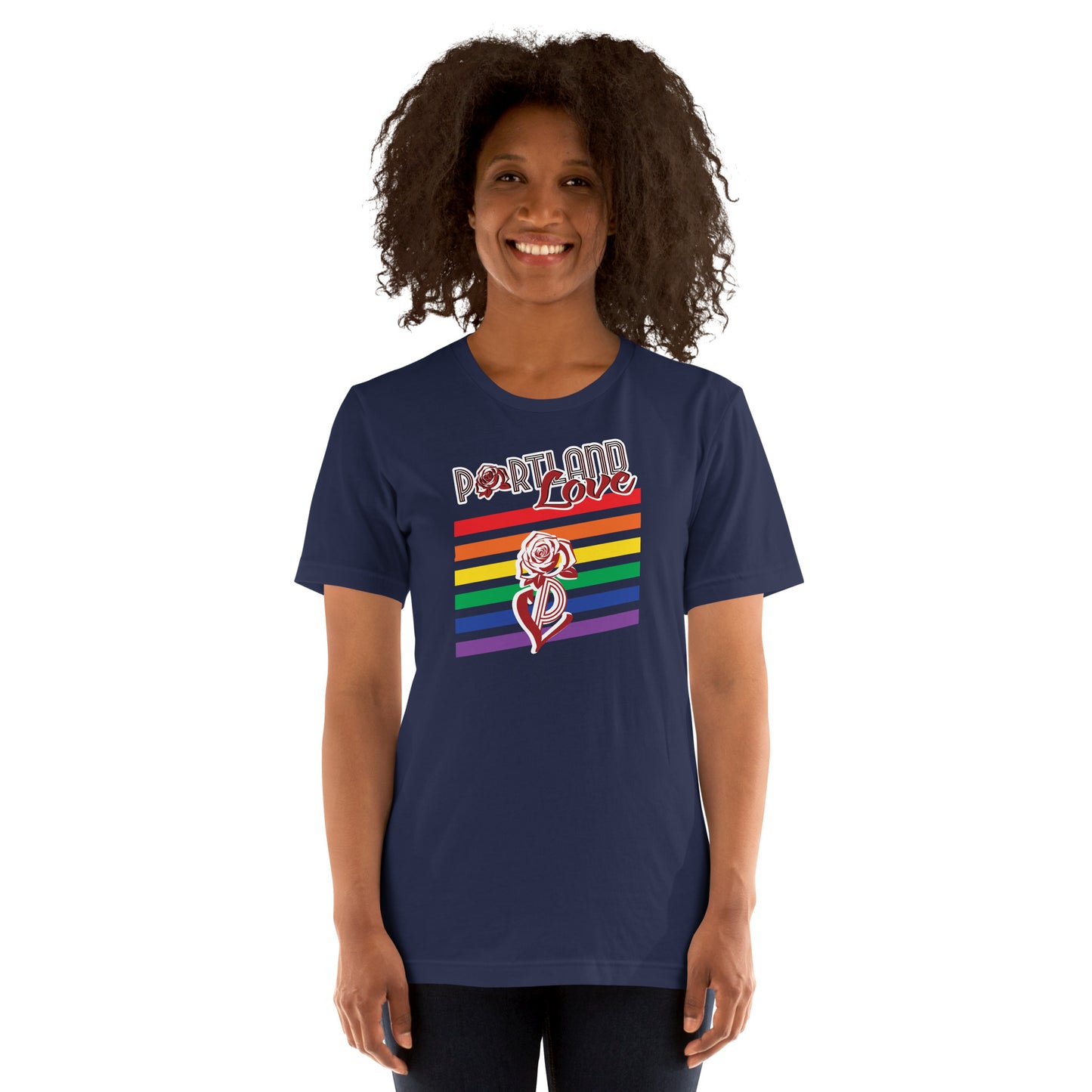 P-Love Rainbow Short-Sleeve Unisex T-Shirt image 4