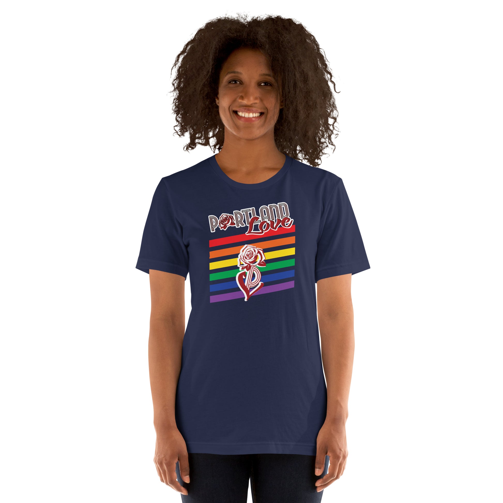 P-Love Rainbow Short-Sleeve Unisex T-Shirt image 4